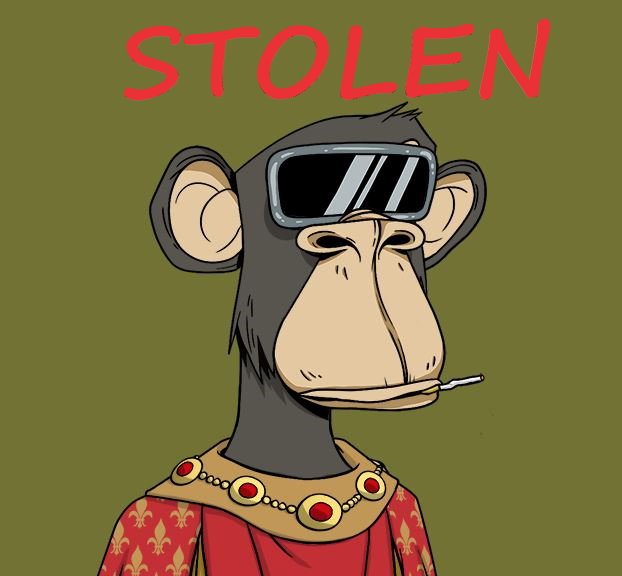Пользователь купил украденную NFT-обезьяну из коллекции Bored Ape Yacht Club (BAYC) за 140 ETH