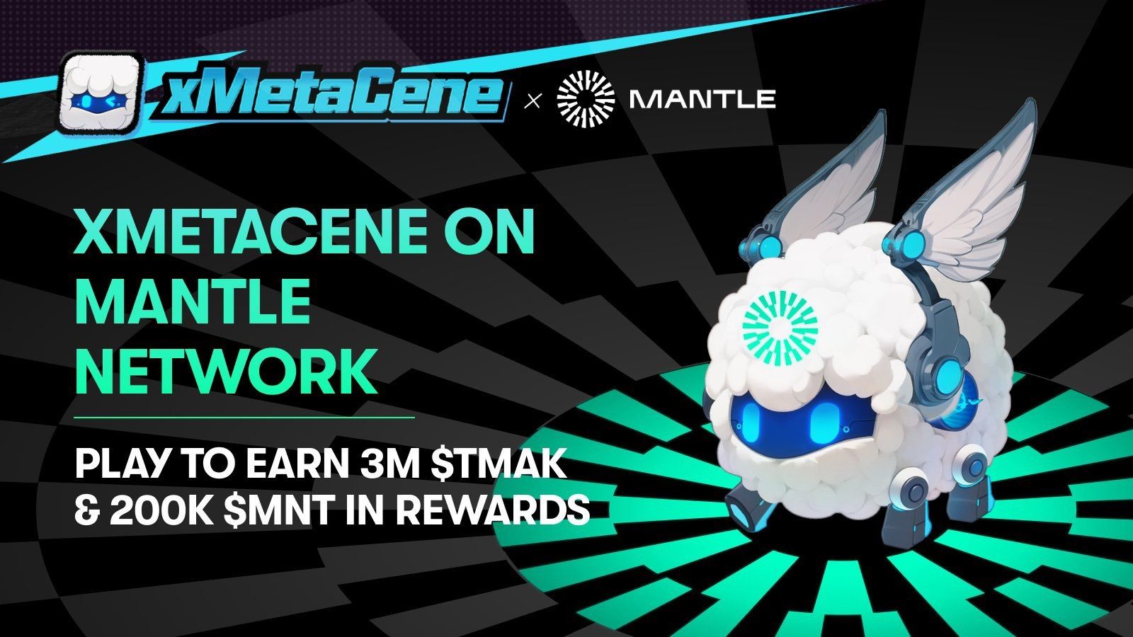 Играйте в xMetaCene в сети Mantle Network и заработайте 3 000 000 TMAK и 200 000 MNT