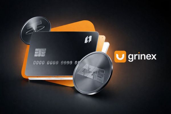 Как купить крипту с банковской карты за несколько секунд через Grinex