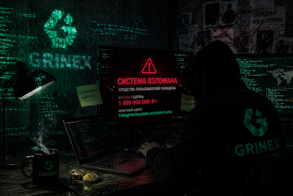 С криптобиржи Grinex украли более 1 млрд рублей