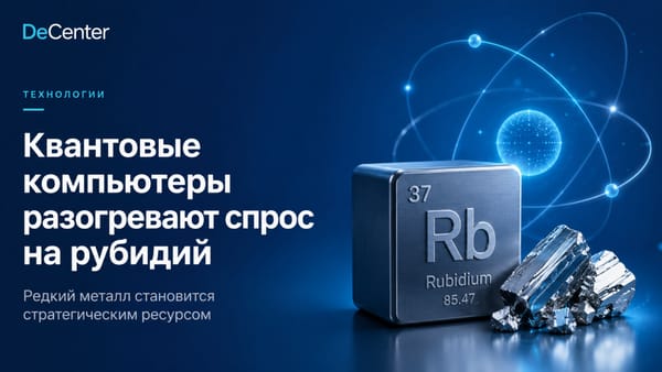 Рубидий может стать новым стратегическим металлом из-за квантовых компьютеров